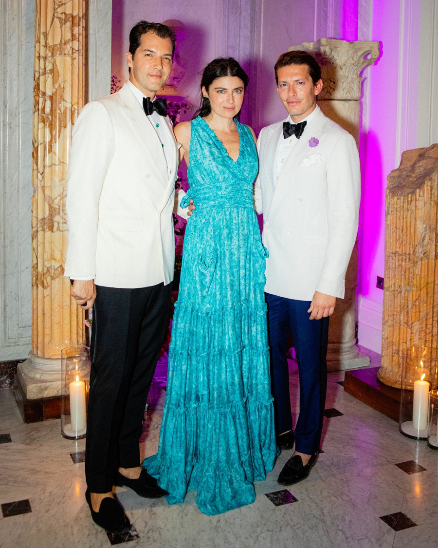 RICARDO D'ALMEIDA FIGUEIREDO, PRINCESS LUCILLA BONACCORSI AND EDGARDO OSORIO