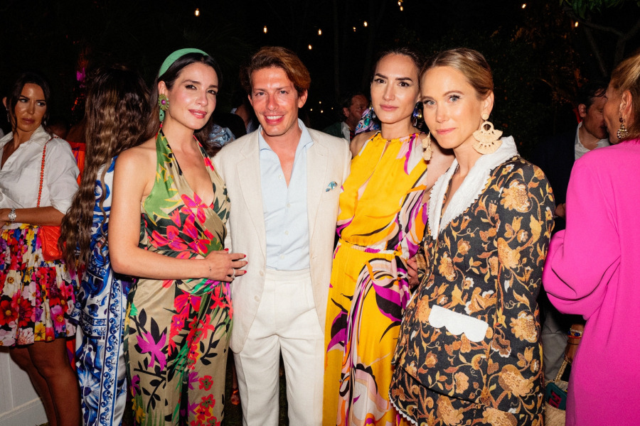 COUNTESS MELISSA FABER-CASTELL, EDGARDO OSORIO, ZANI GUGELMANN AND INDRE ROCKEFELLER