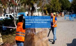 Marmaris depremzedelerin yanında olmaya devam ediyor