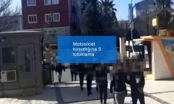 Motosiklet hırsızlığına 3 tutuklama