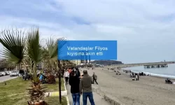 Vatandaşlar Filyos kıyısına akın etti